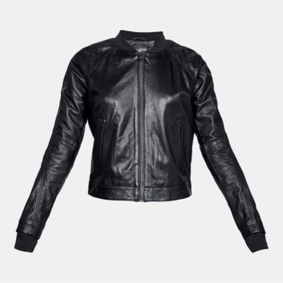 UA Misty Copeland Lambskin Leather Jacket - Picture 4 of 8